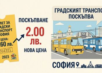 Цената на градския транспорт ще се увеличи.